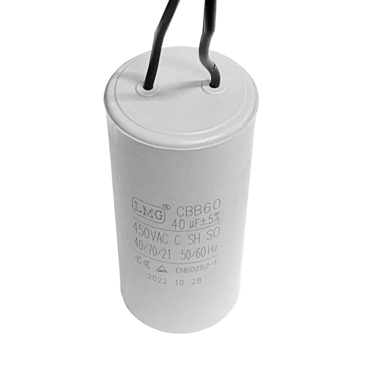 Capacitor 40Uf 450vac Guincho 220v Motomil Ha 105 Ferrablu A sua