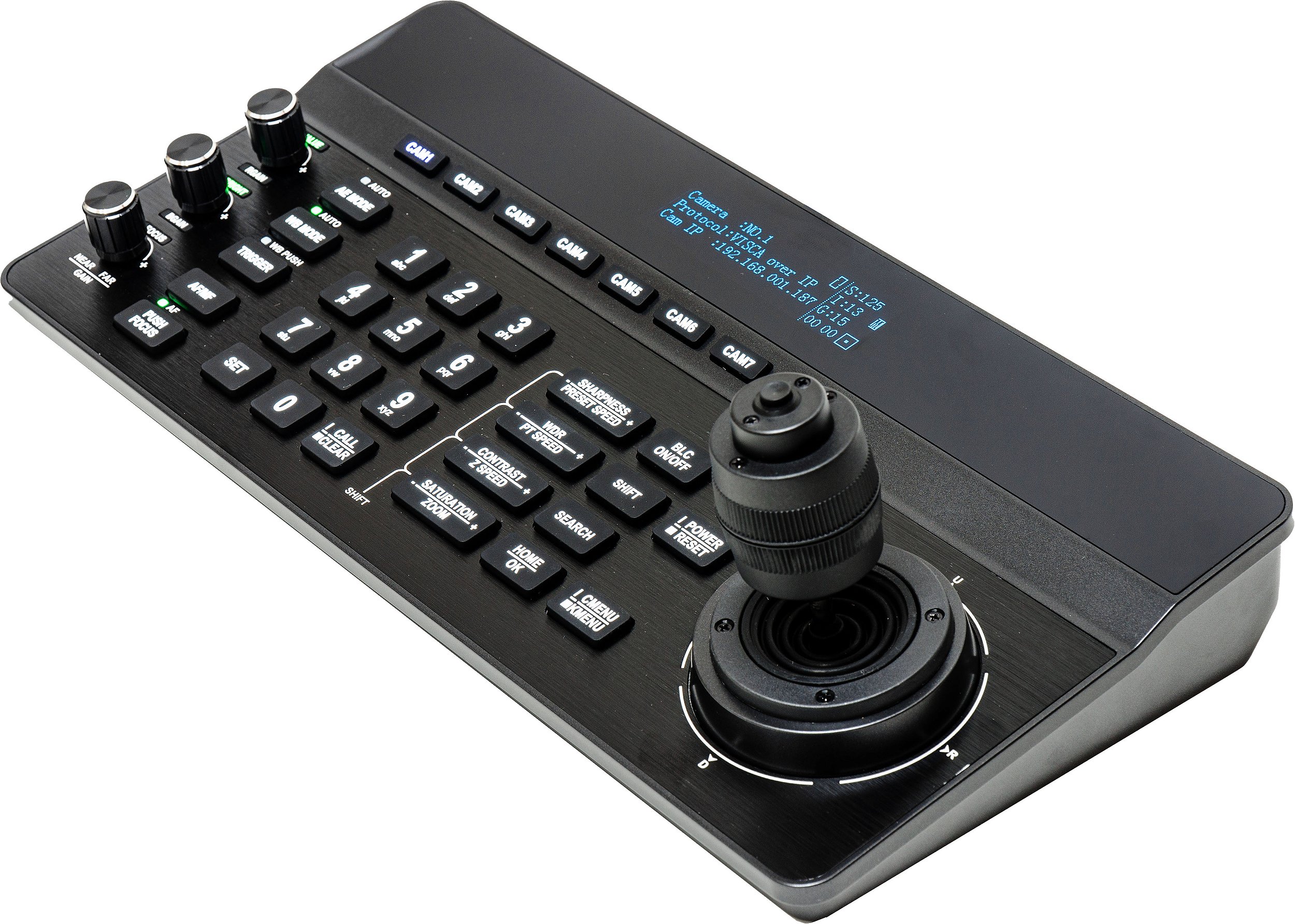 Auditório Trio Pro — Kit 3 câmeras PTZ 20x PRO para auditórios e