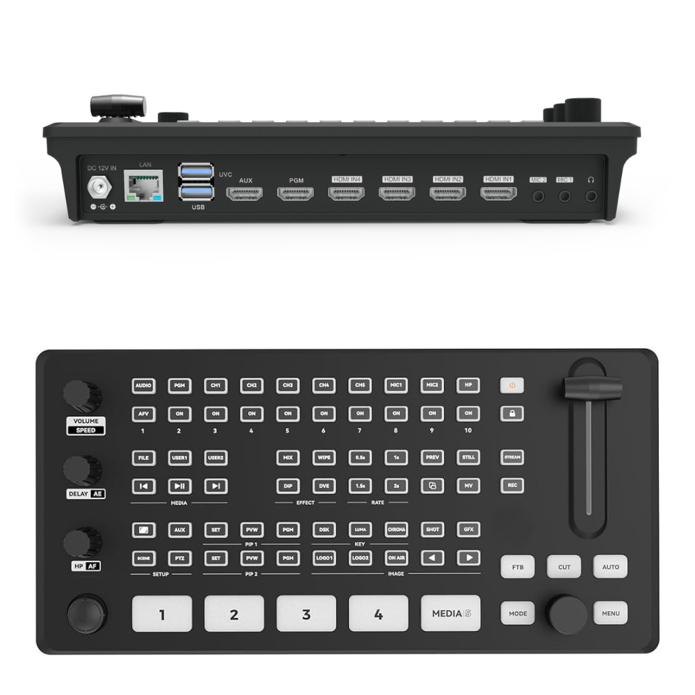 Church Duo Live — Kit 2 câmeras PTZ 20x para igrejas com switcher SW1 ...