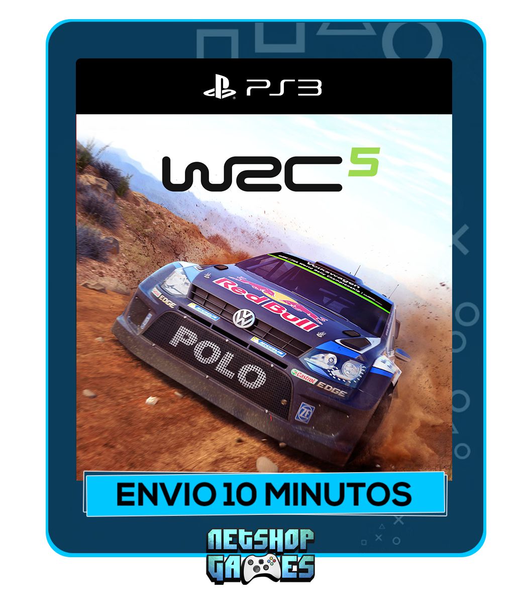 Wrc 5 - Fia World Rally Championship - Ps3 - Midia Digital - NetShop Games  - Loja Para Gamer's