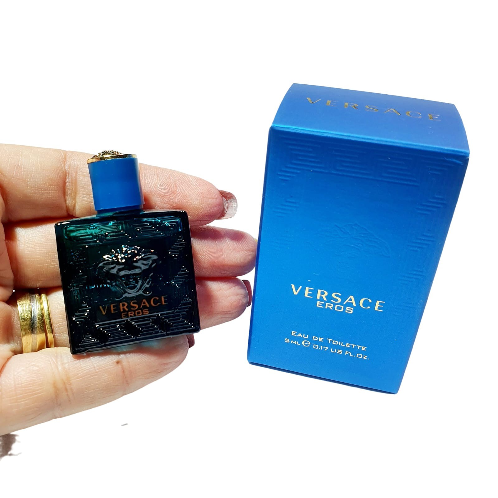 Miniatura Versace Eros Por Edt.17 Oz - 5 ml - Original - Kaory
