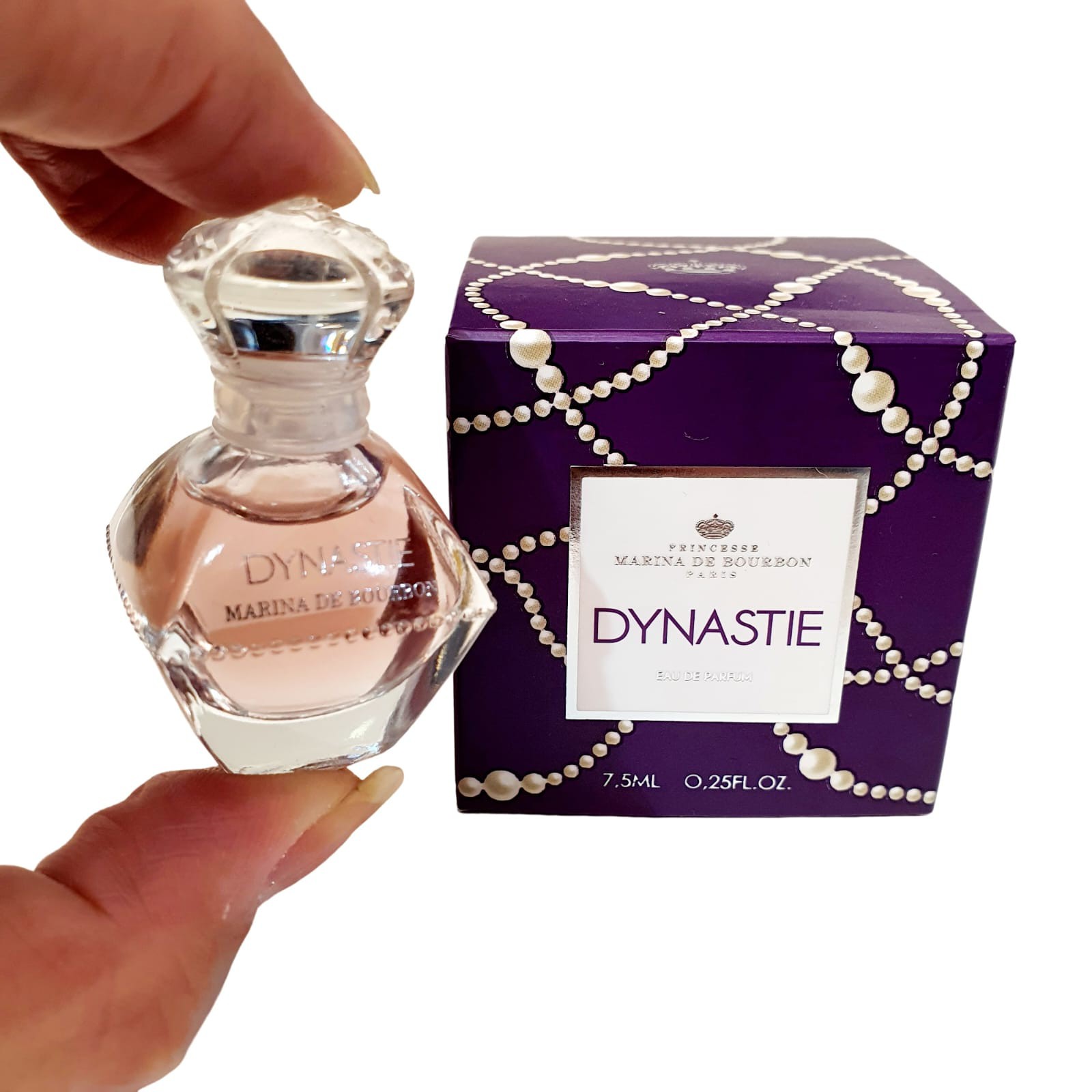 Miniatura Dynastie Eau de Parfum de Princesse Marina De Bourbon 7,5ml -  Original - Kaory Perfumaria - Perfumes Originais & Decants