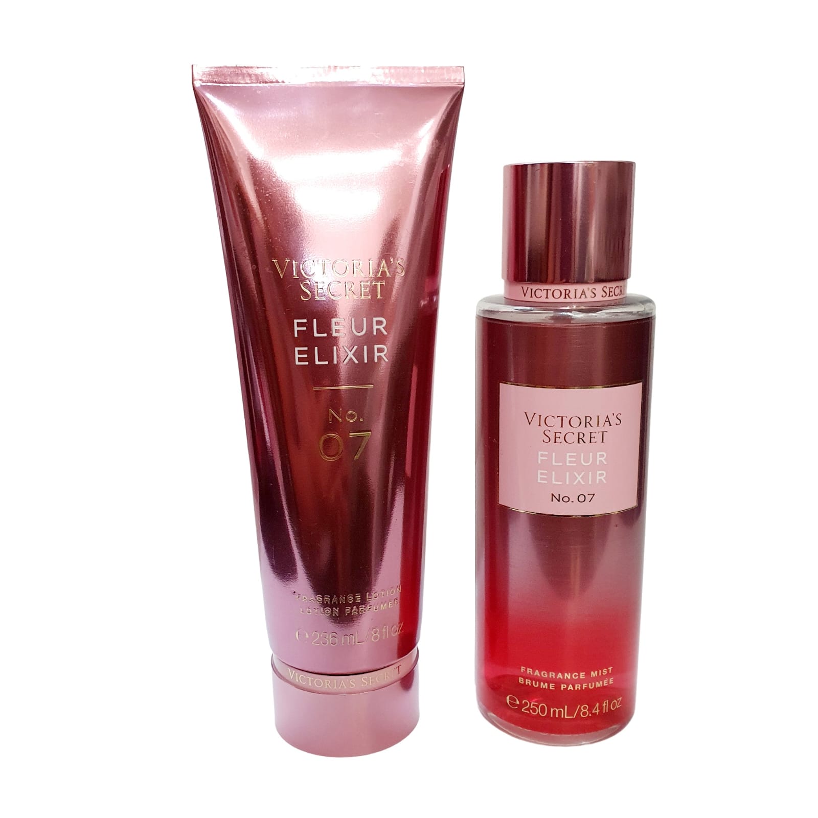 Kit Victoria's Secret Fleur Elixir Body Splash 250ml + Body Lotion 236ml -  Original - Kaory Perfumaria - Perfumes Originais & Decants