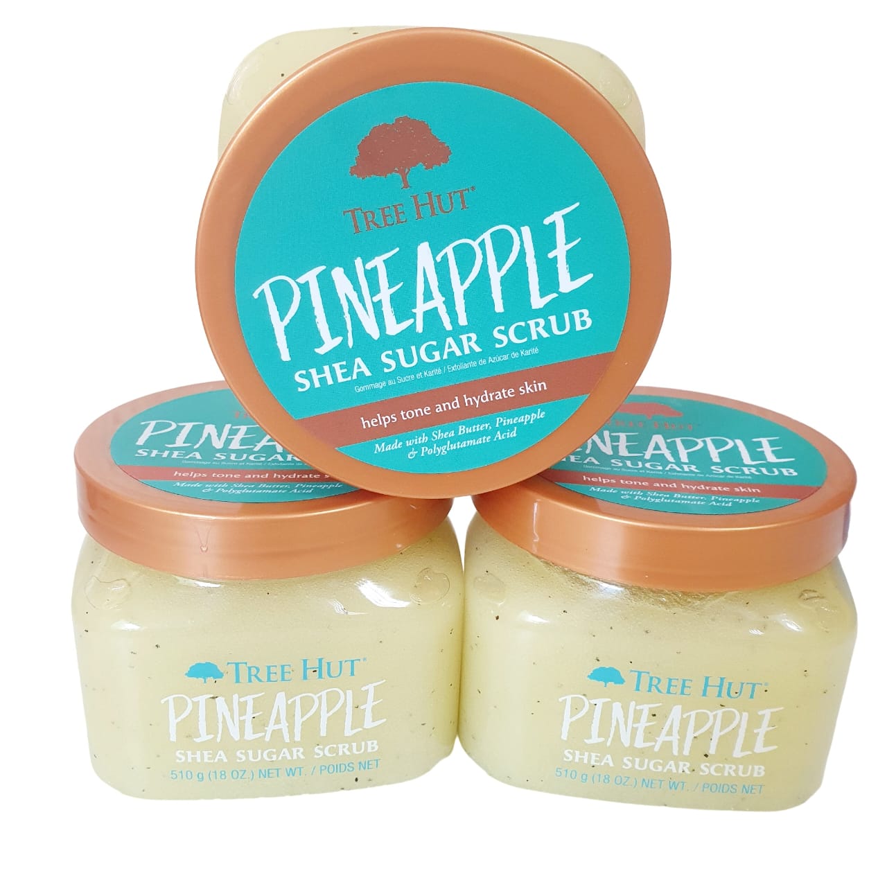 Esfoliante Tree Hut Pineapple Shea Sugar Scrub 510g - Deixe Sua Pele R