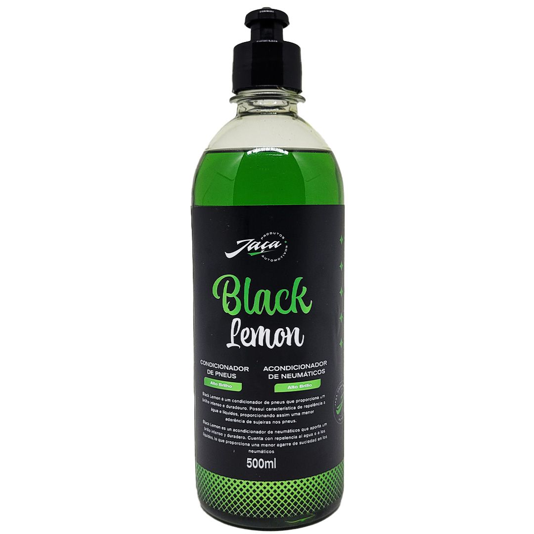 Black Lemon (500ml) Revitalizador e Condicionador para Pneus Jaça Produtos  Automotivos - Tazzo Auto Shop