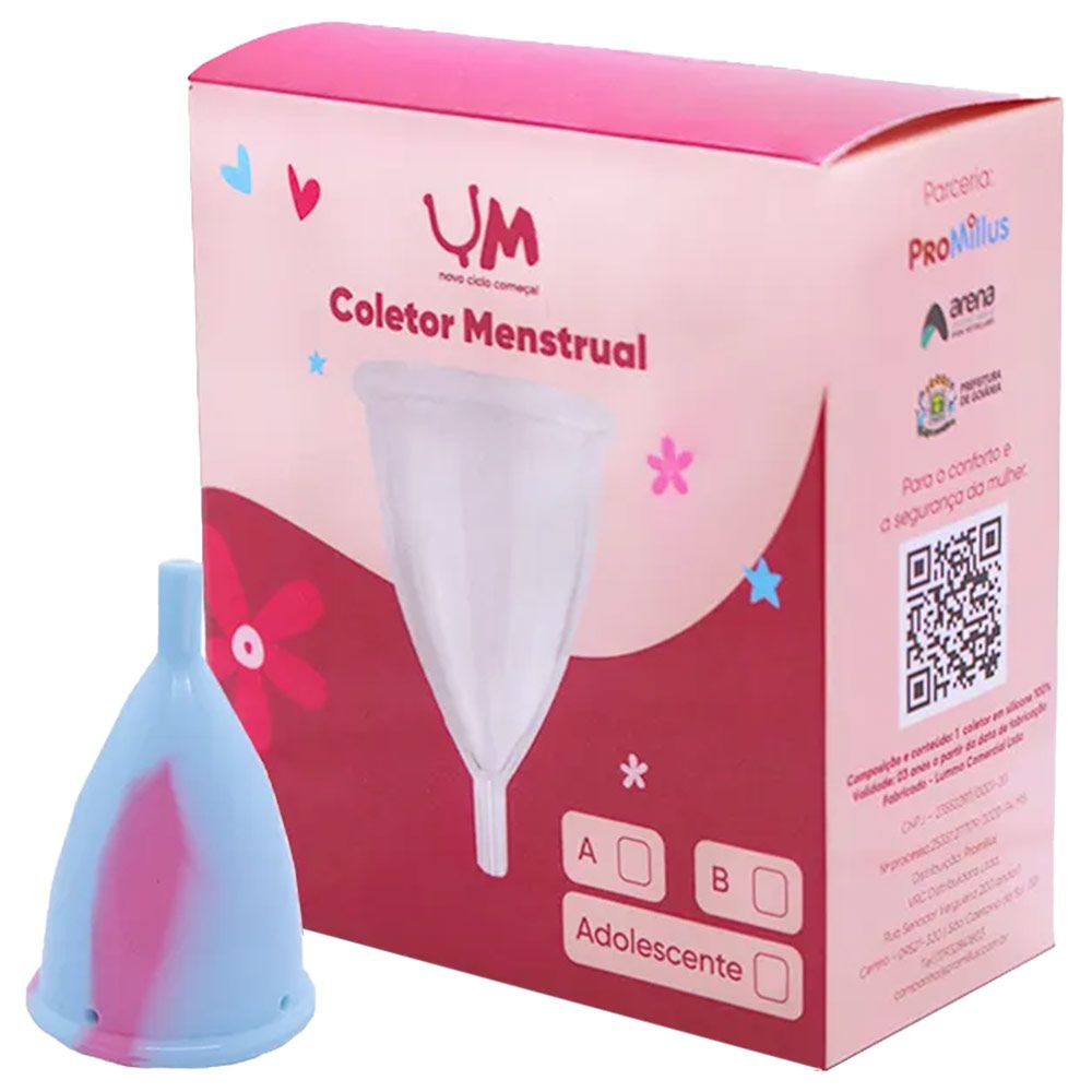 Ofertas de Coletor Menstrual Lilicup tamanho B, rosa, 1 unidade com  capacidade de 20mL