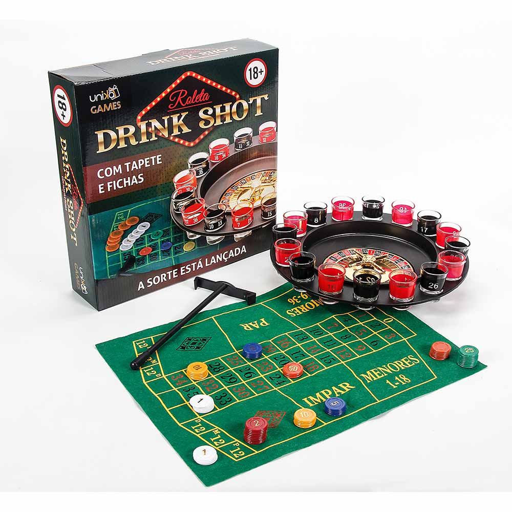 Drink Game Jogo Roleta Sueca Brasileira Decoração Área Gourmet