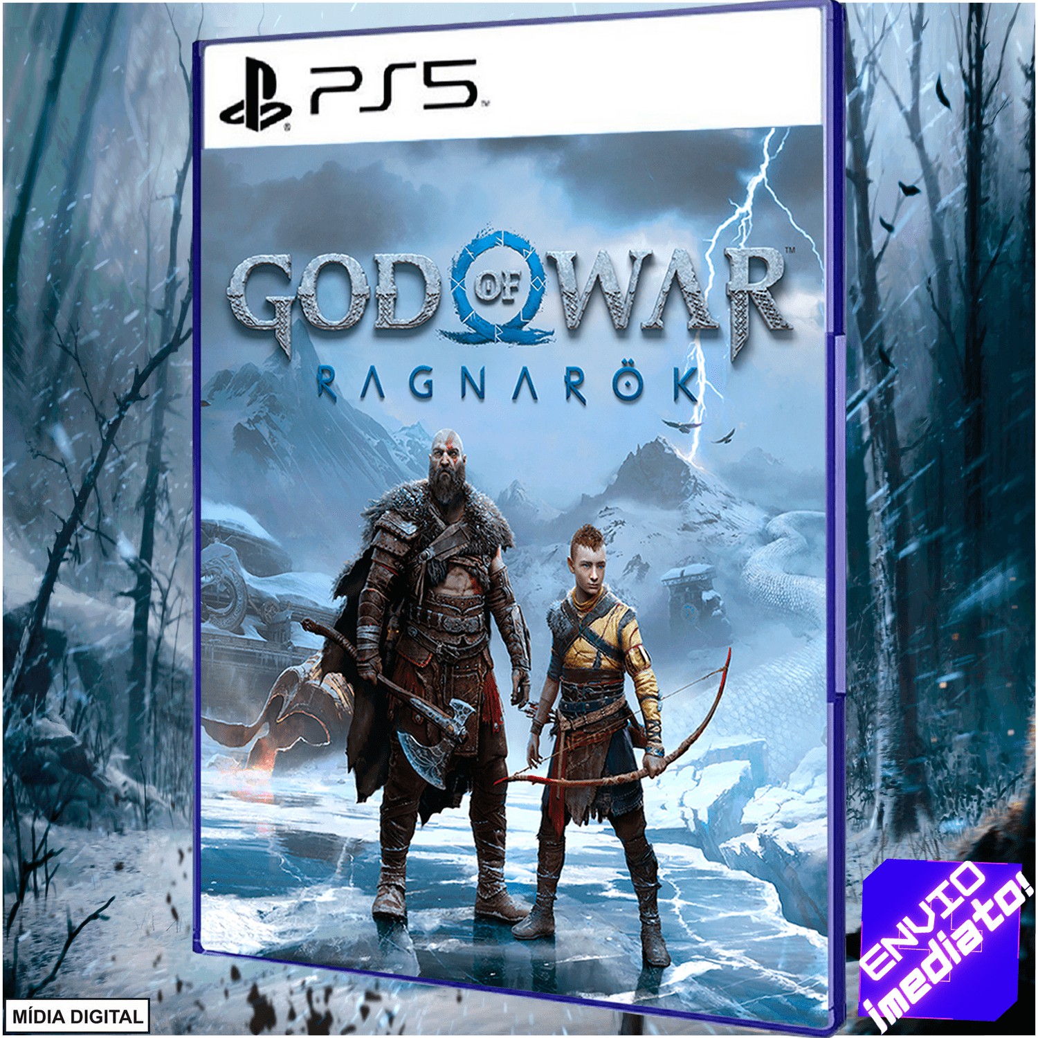 Jogo God Of War Ragnarök Edição de lançamento - PS4 Jogo God Of War Ragnarök  Edição de lançamento - PS4 Jogo God Of War Ragnarök Edição de lançamento -  PS4 Videogame -Jogos 