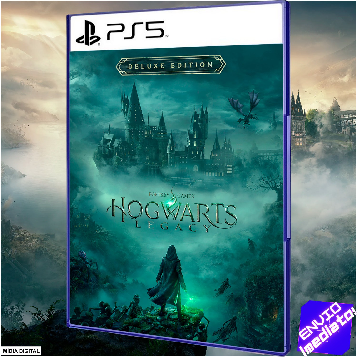 HOGWARTS LEGACY DELUXE PS5 MÍDIA DIGITAL - Exell Games