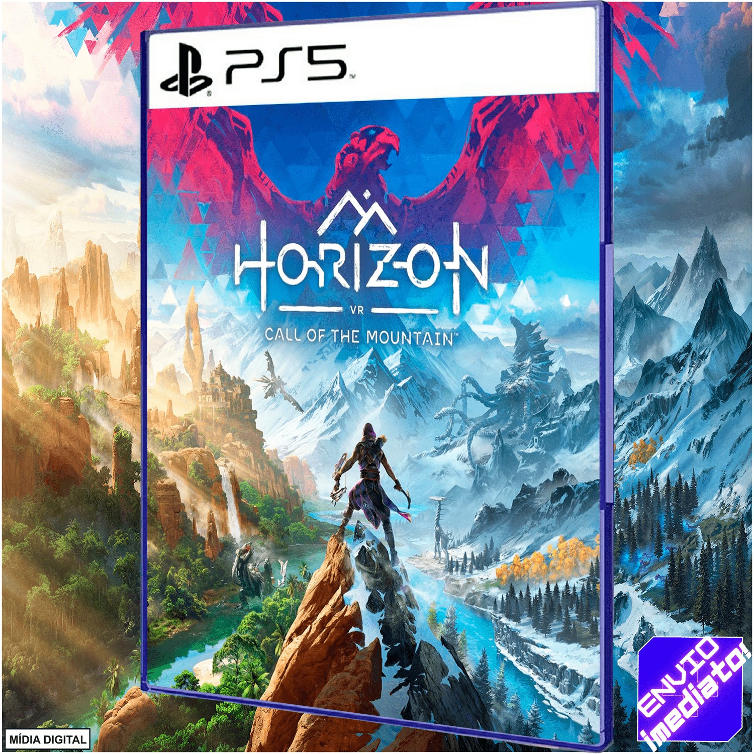 PlayStation VR2 + Horizon Call of the Mountain - loja de games curitib -  Brasil Games - Console PS5 - Jogos para PS4 - Jogos para Xbox One - Jogos  par Nintendo Switch - Cartões PSN - PC Gamer