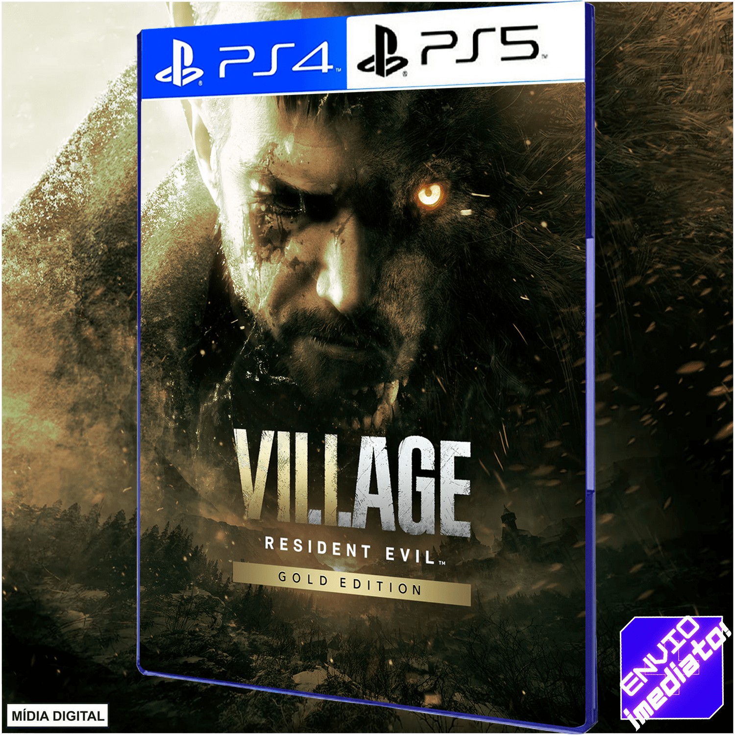 Resident Evil Village Gold Edition - Jogo Ps5 Mídia Física