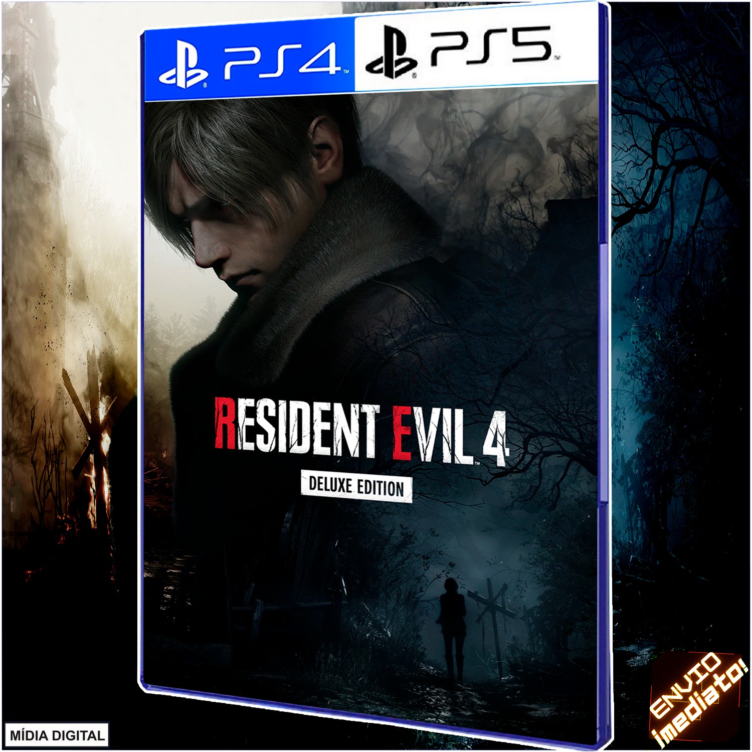 Resident Evil 4 Deluxe Edition PS4/PS5 Digital - SaveGames - Games Digitais  Para o seu console