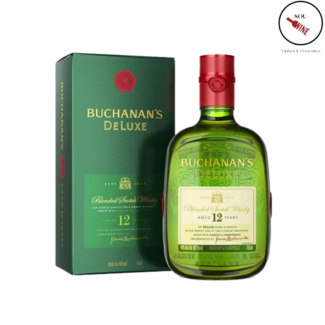 Whisky Buchanan's Deluxe 12 Anos 750ml - Souwine Vinhos e Presentes