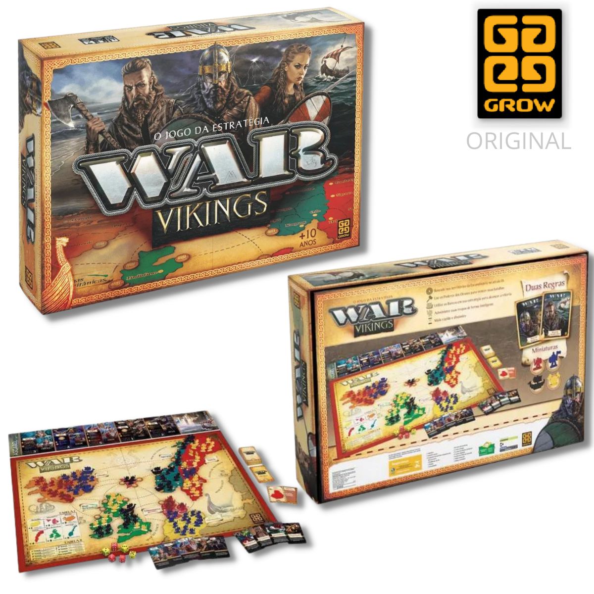 JOGO DE TABULEIRO MESA WAR GROW ORIGINAL NOVO PRONTA ENTREGA - Lepetiti  Brinquedos