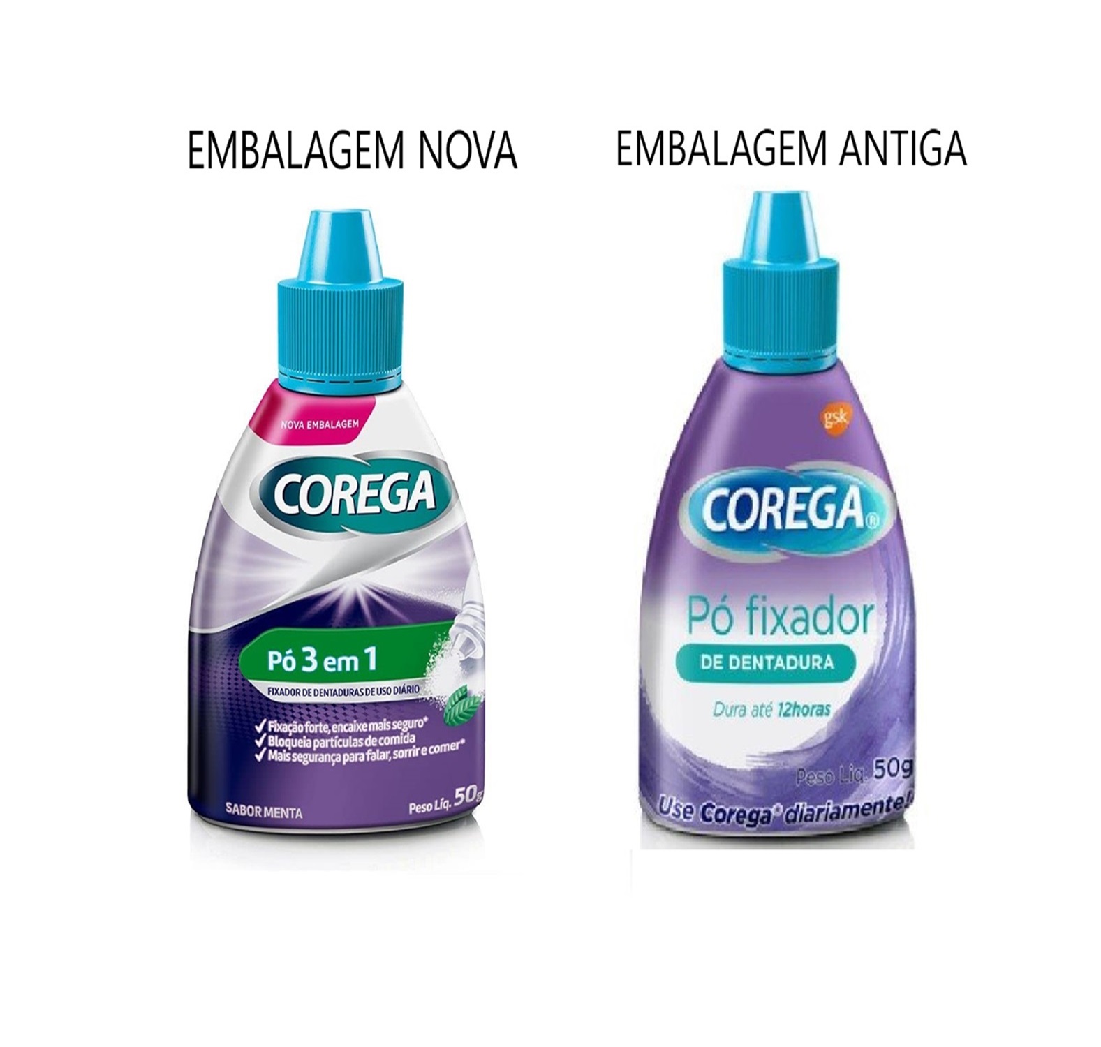 Fixador De Dentadura Em Pó Corega 50g - Resilifarma - Saúde em primeiro ...