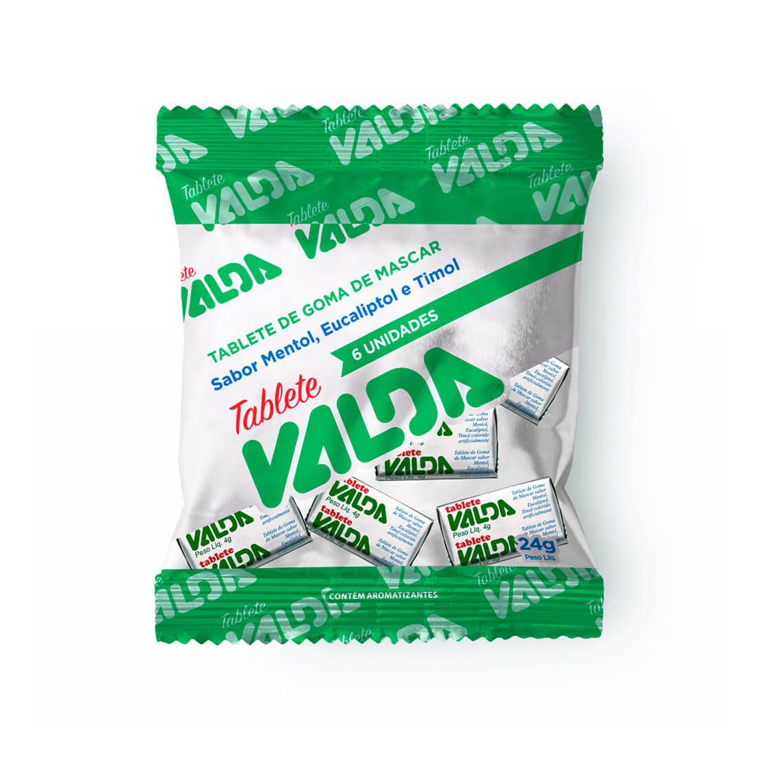 Tablete Valda Display De 15 Sachês De 24g Com 6 Gomas Cada ...