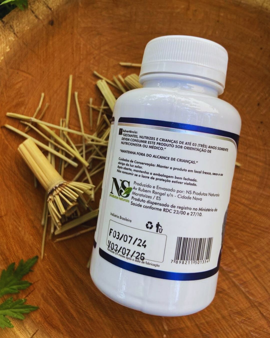 Composto de Ervas Prostatil 500mg 60 cápsulas NS Produtos Naturais ...
