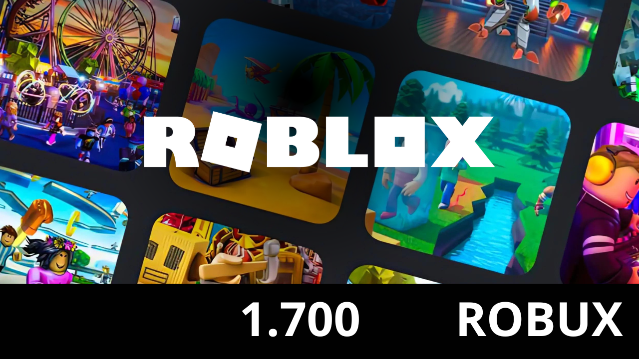 Roblox – Cartão 1700 Robux – On Cards