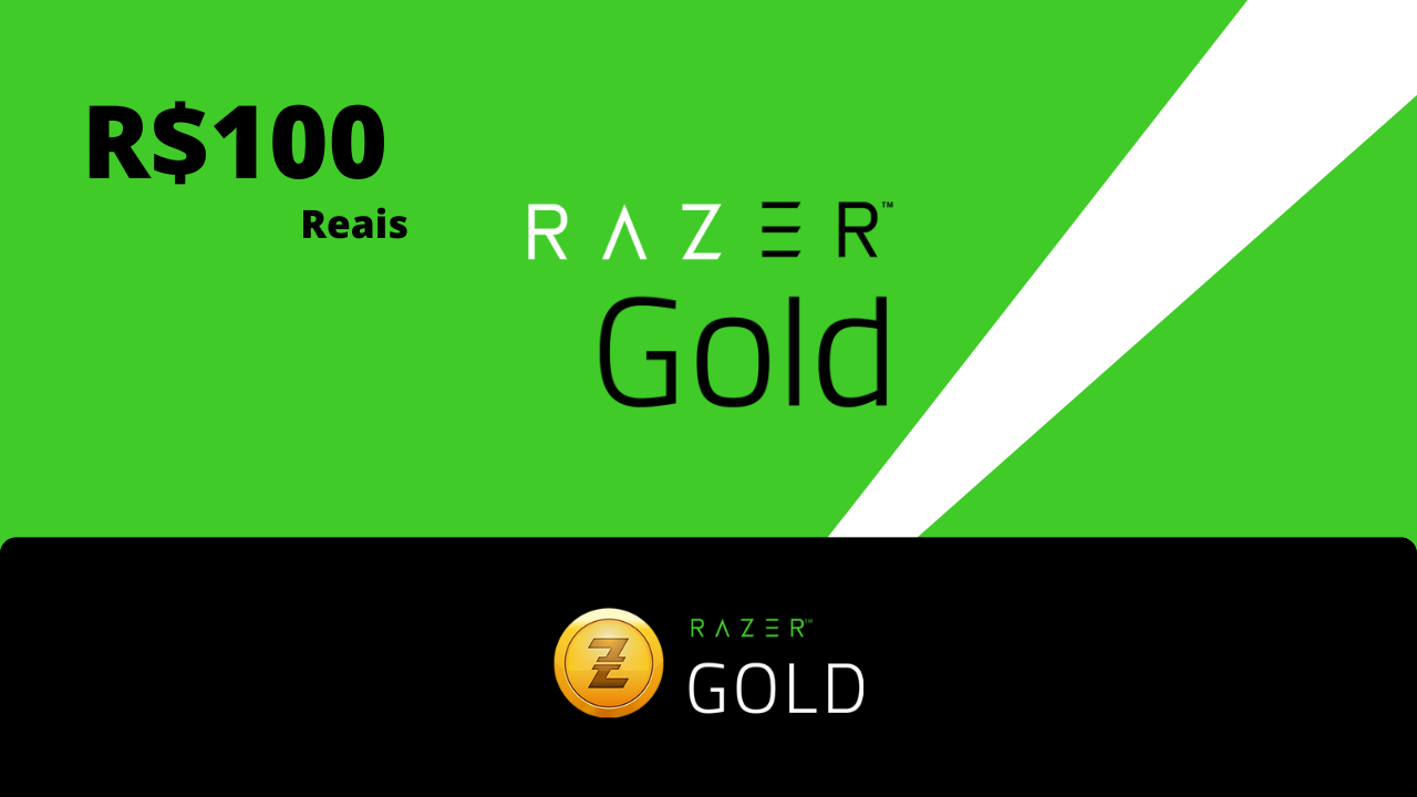 Razer Gold Gift Card 100 reais - Envio Imediato - Gift Card Online
