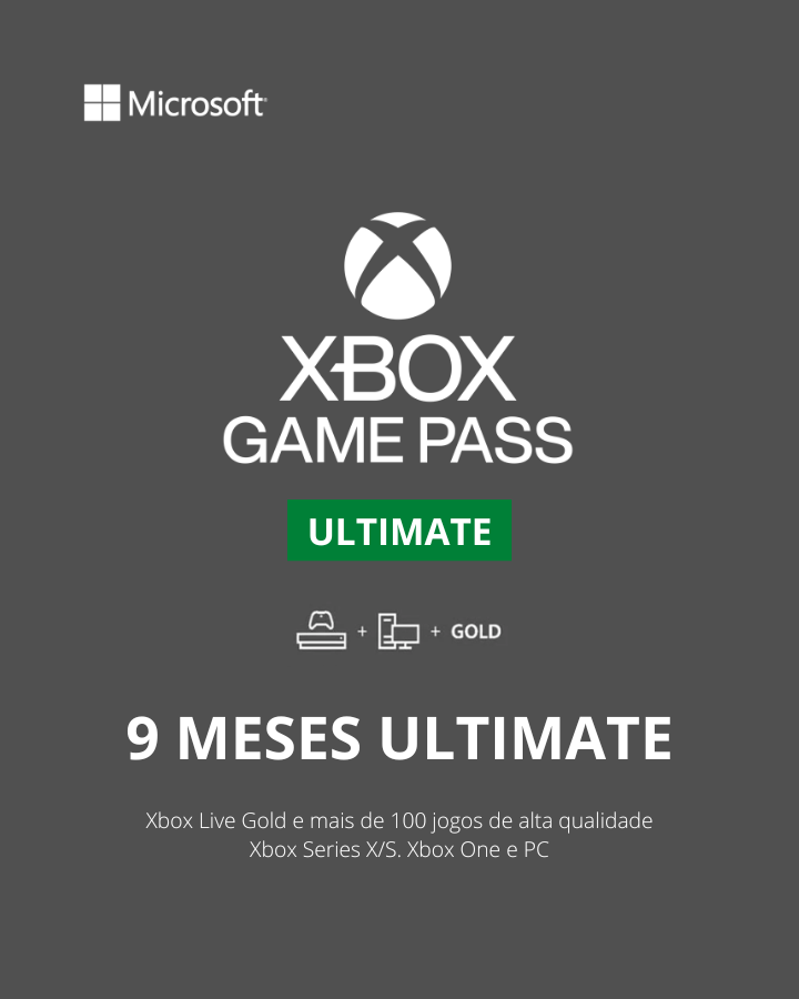 Gift Card Xbox Game Pass Ultimate Meses Brasil C Digo Digital Playce Games Gift Cards