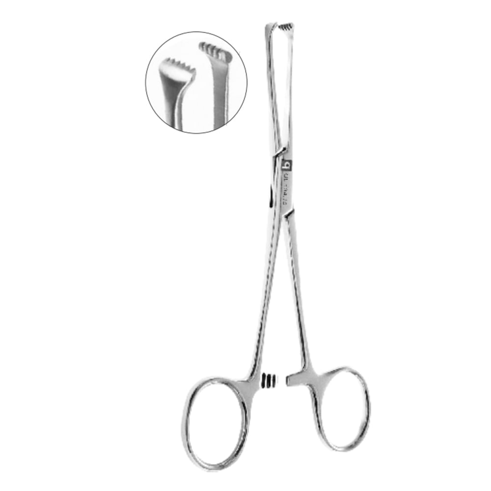 Pinça Allis 15 cm Inox - 6B INVENT GERMANY - Cirúrgica Doutor MED