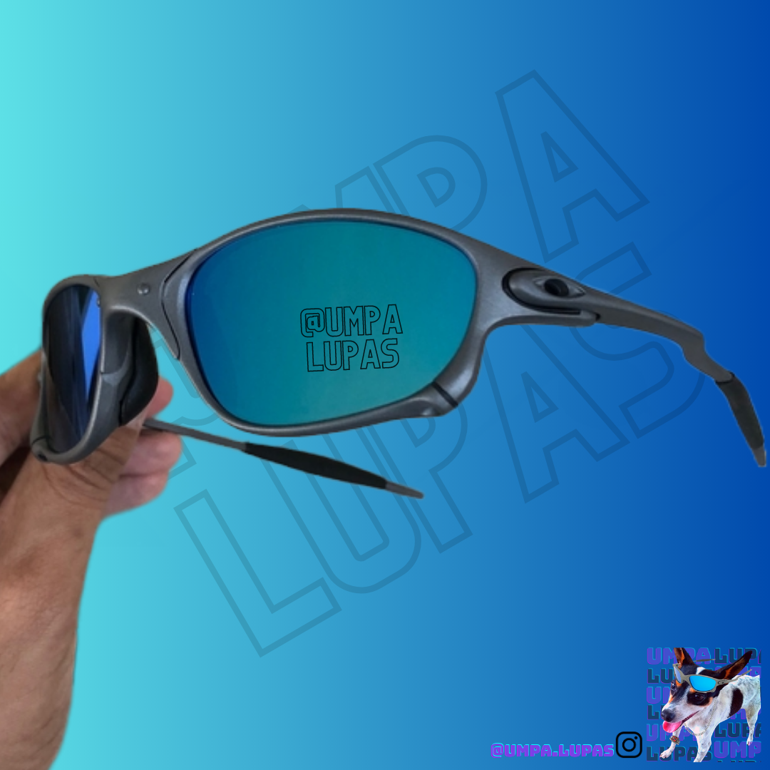 Juliet X-metal Pinada - Kit borracha azul - Lentes ice thug