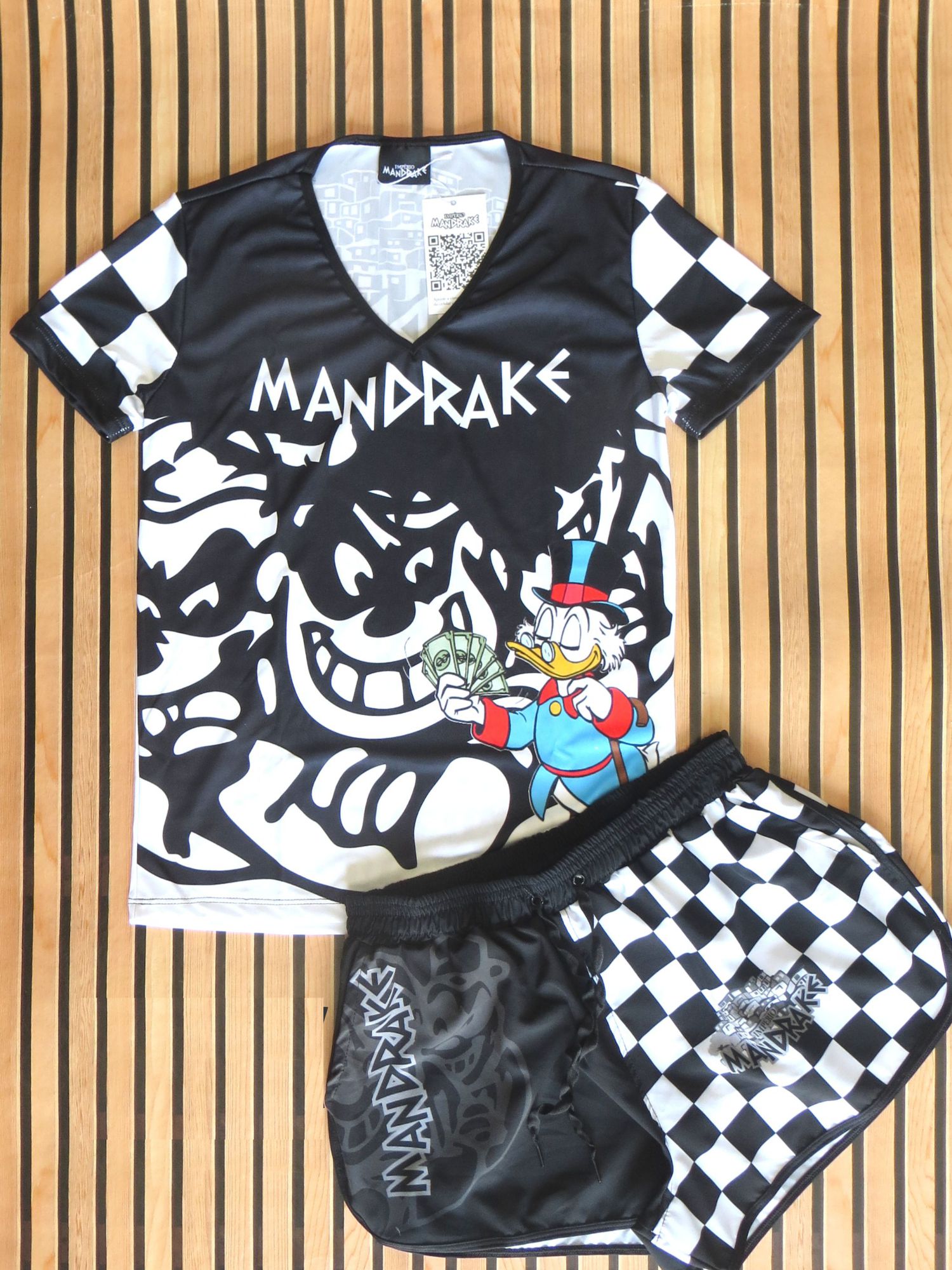 Roupa masculina conjunto mandrake