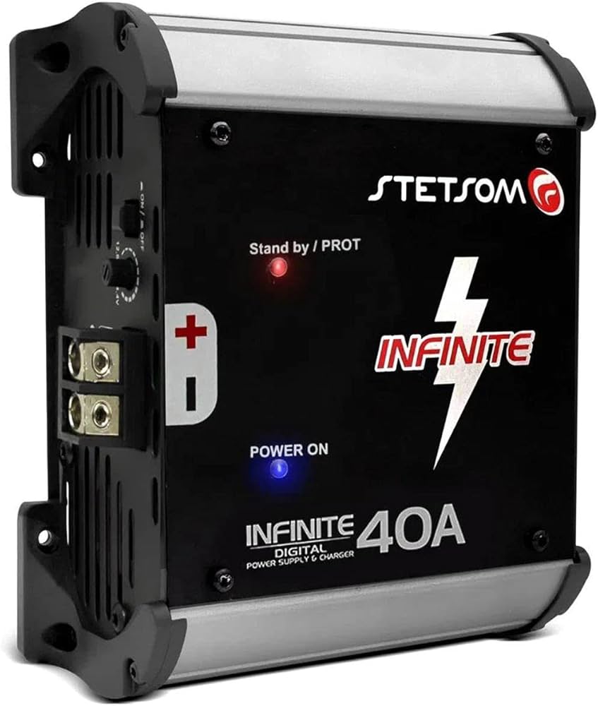 Tudo Sobre)→ Fonte Stetsom 120-a Amperes Infinite Bivolt Digital 12v
