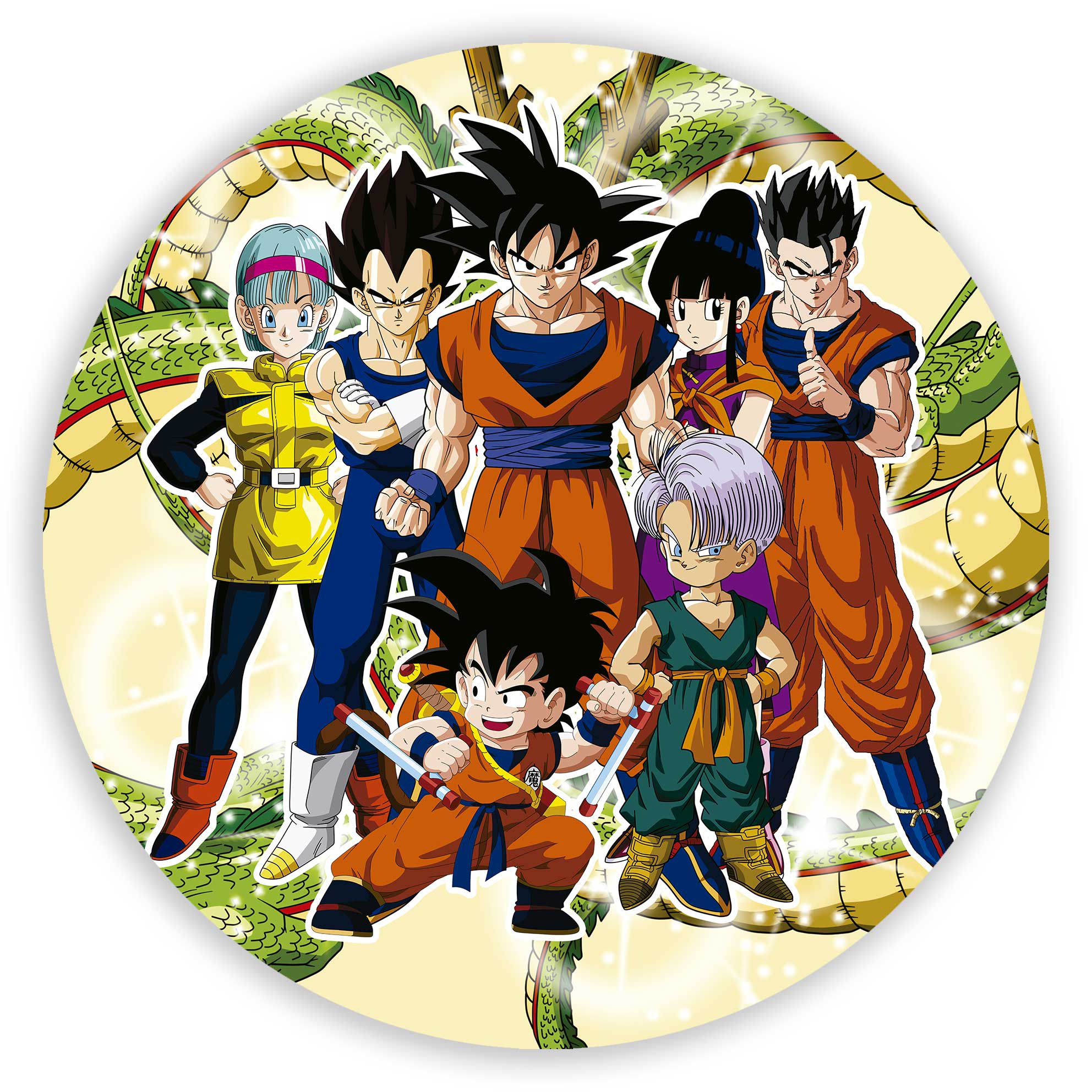 Edição - Painel Redondo Dragon Ball Super