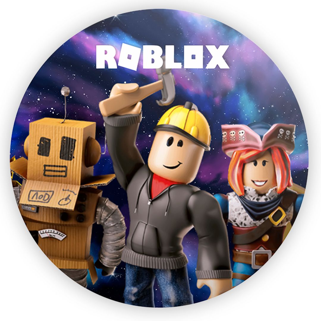 Sousplat - Roblox - Sublimado 3D - Sublistamps Sublimação