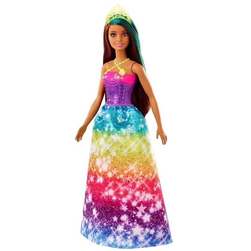 Boneca Barbie Princesa Tranças Magicas GTG00 Mattel - Bonecas