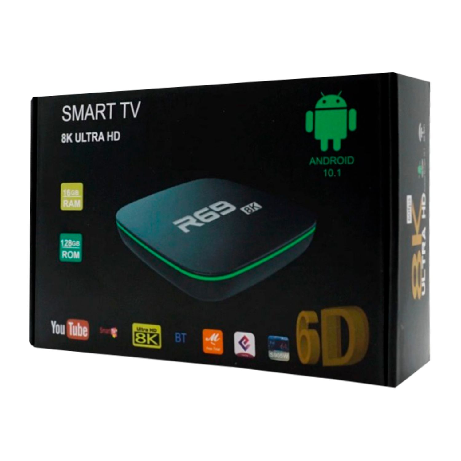 Tv Box R69 8K Ultra Hd 8Gb Ram 64Gm Rom - Sacks Center
