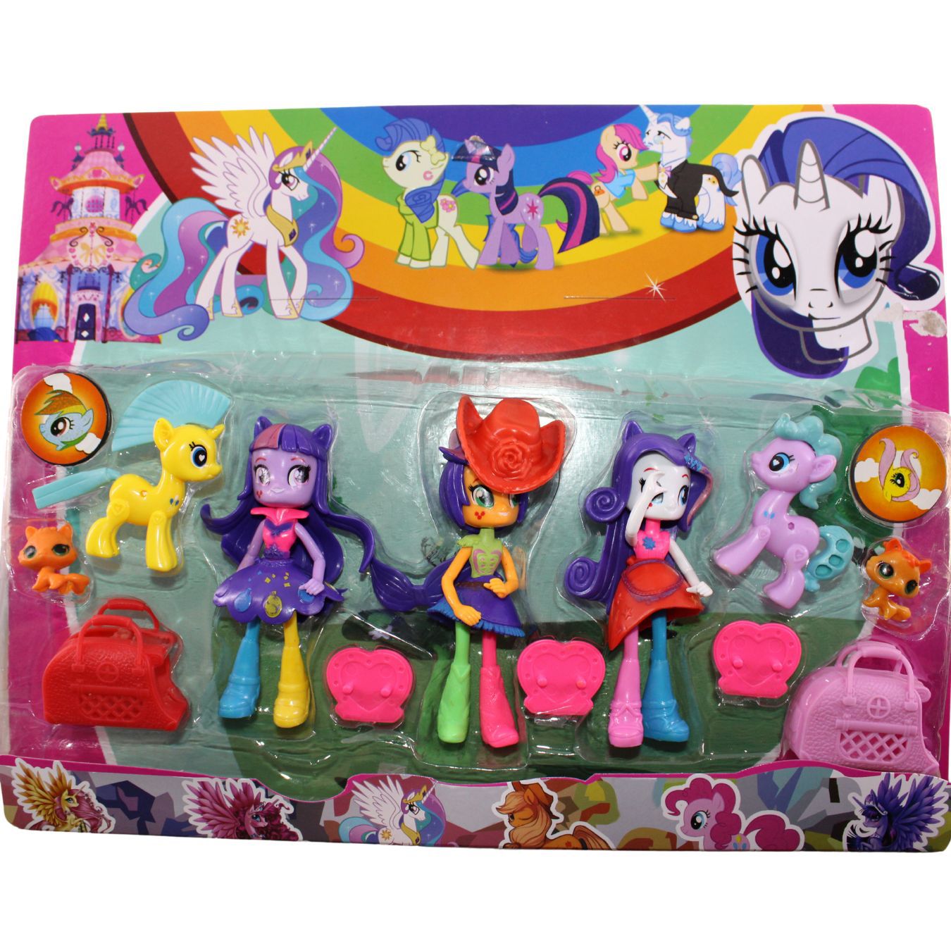 Cartela My Little Pony Edição Especial Brinquedo Coleção - Sacks Center