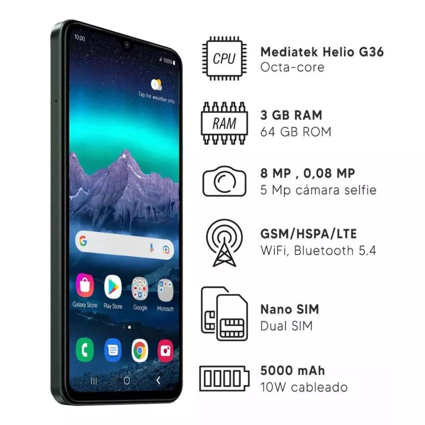 Xiaomi Redmi A3 Dual Sim 64gb 3gb Ram Global Cor:PRETO - Sacks Center