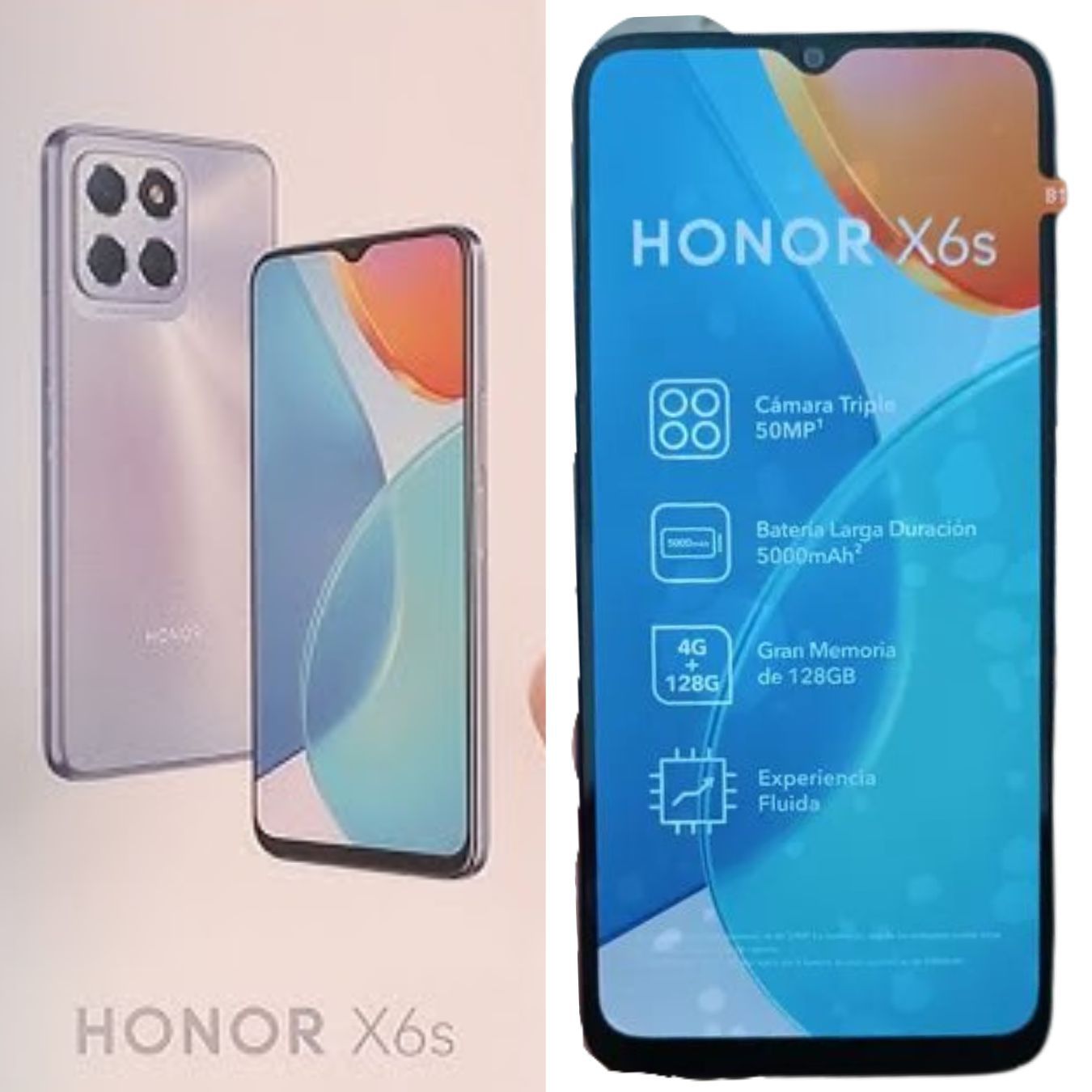 Smartphone Honor X6s 128gb+4gb Ram Dual Sim Bateria 5000 Mah