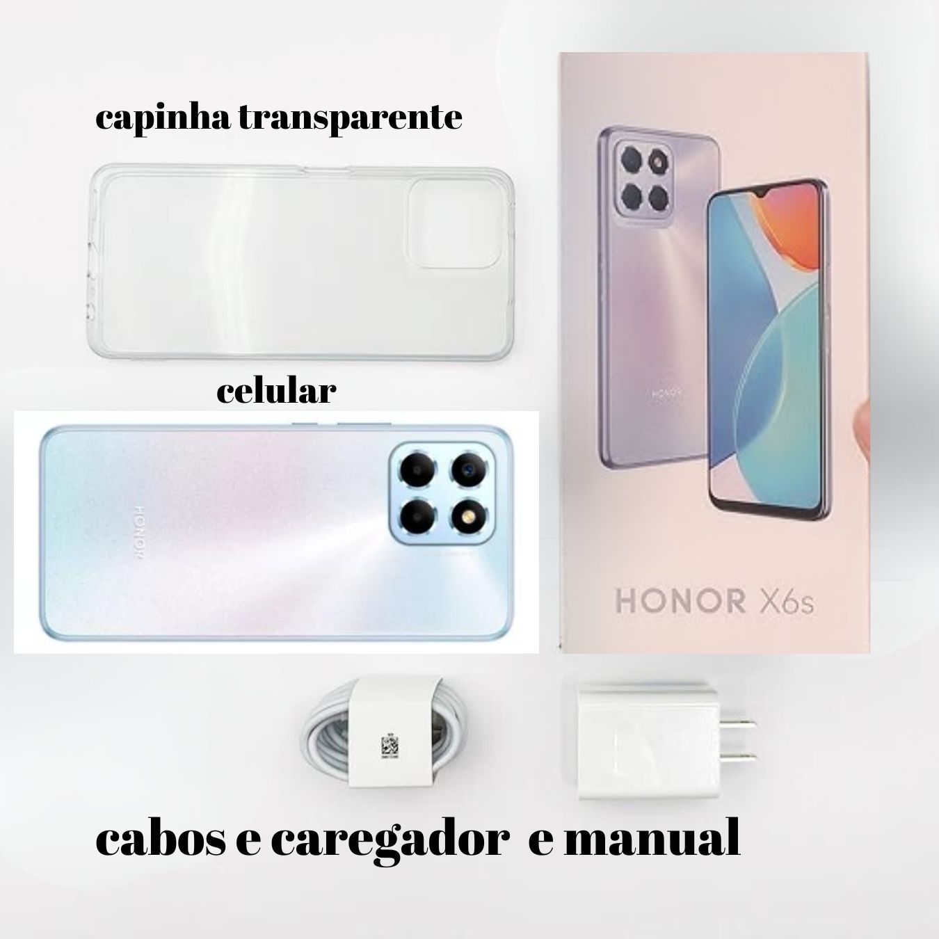 Smartphone Honor X6s 128gb+4gb Ram Dual Sim Bateria 5000 Mah