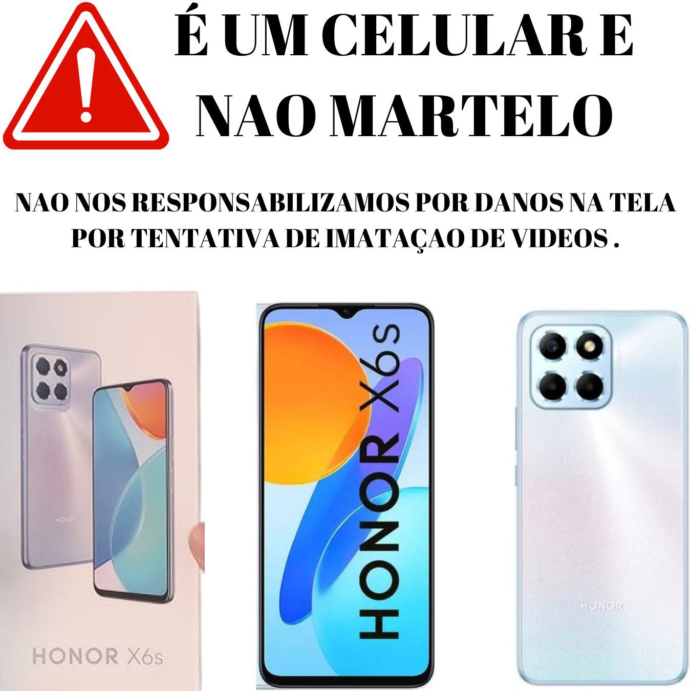 Smartphone Honor X6s 128gb+4gb Ram Dual Sim Bateria 5000 Mah