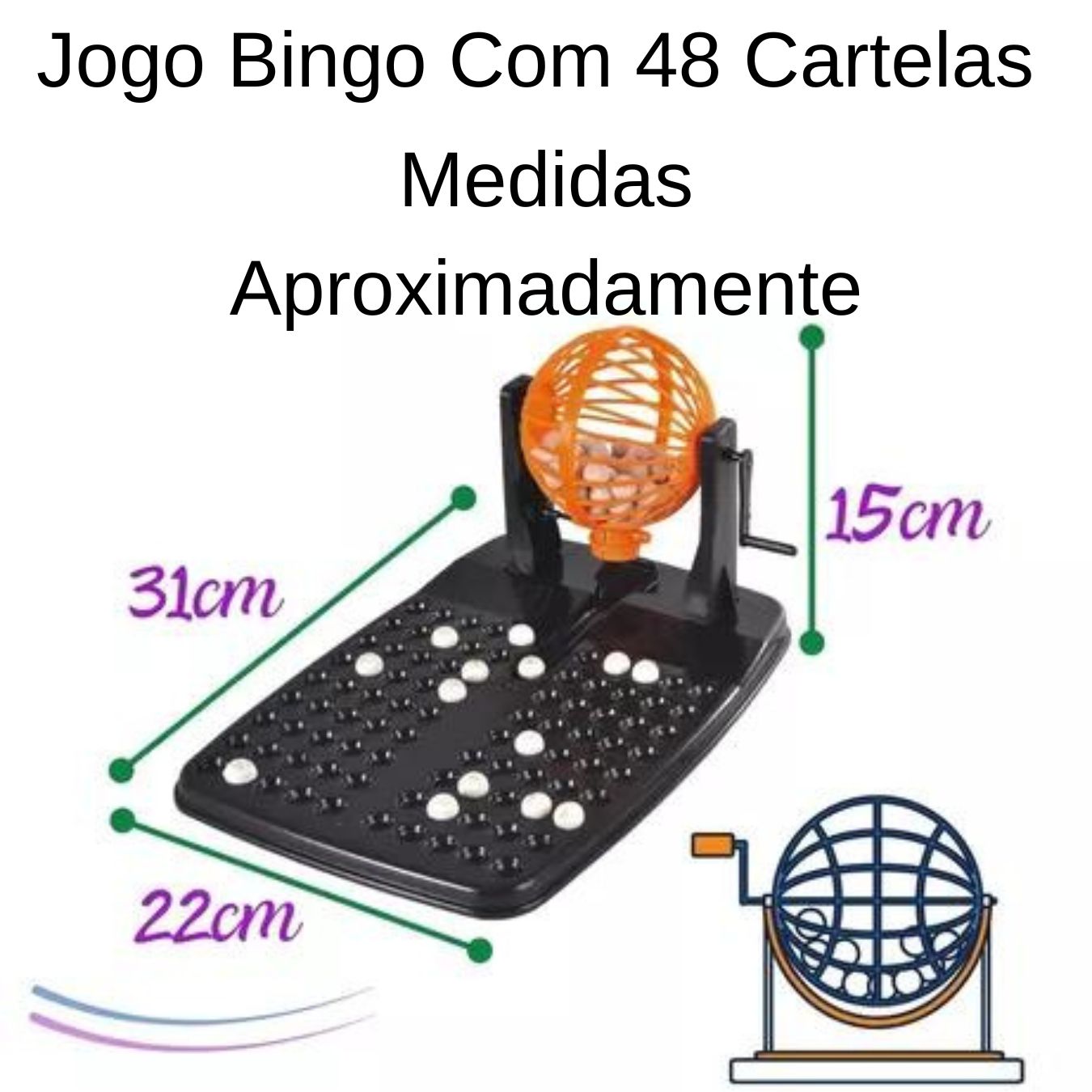 Jogo Bingo Com 48 Cartelas Nig Brinquedos - Sacks Center Jogo Bingo Com 48 Cartelas Nig Brinquedos - Sacks Center