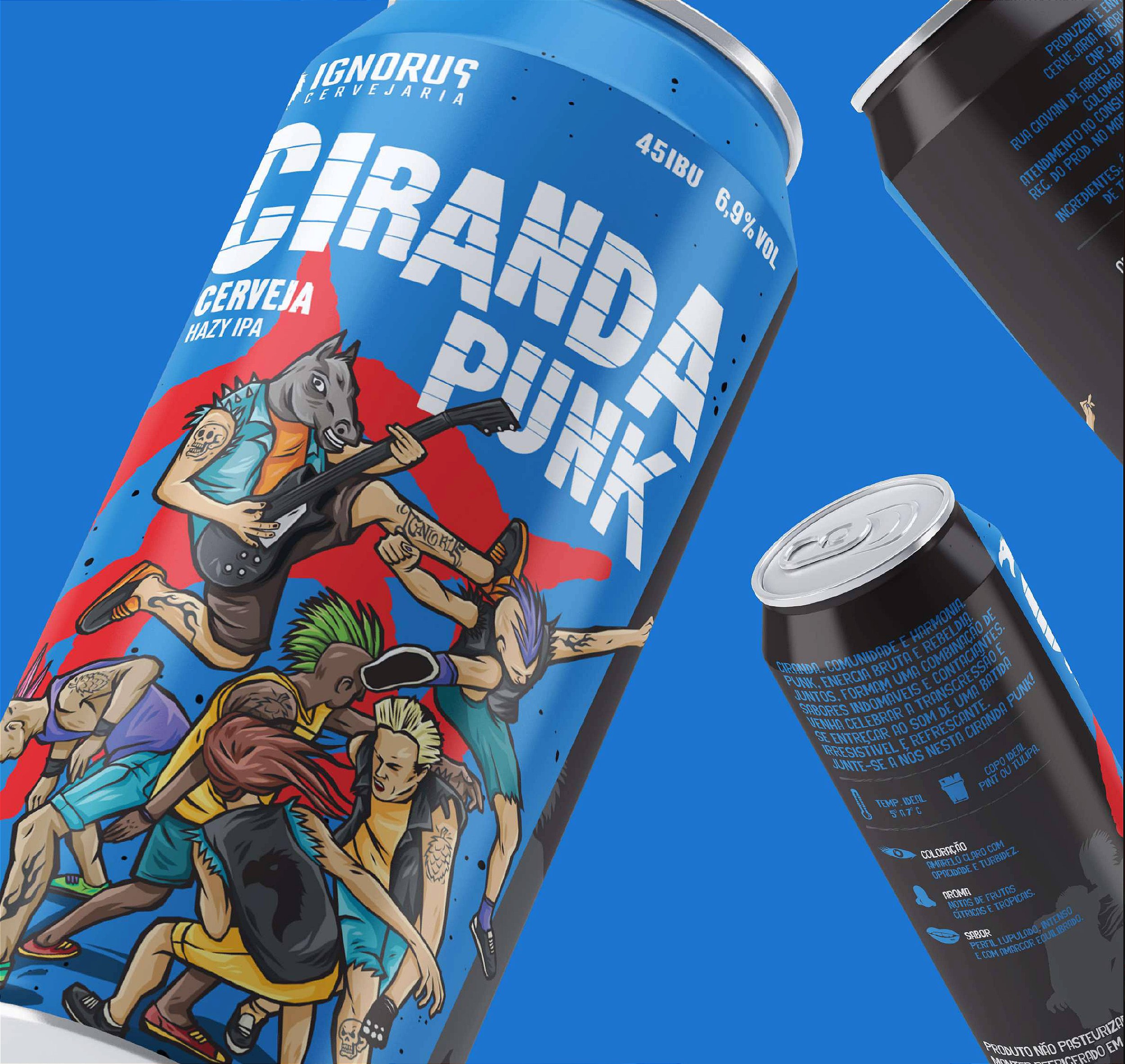 euro-punk la cultura visiva punk パンク クラス Cerveja Ignorus Ciranda Punk Hazy IPA 473mL - Loja Ignorus Cervejaria