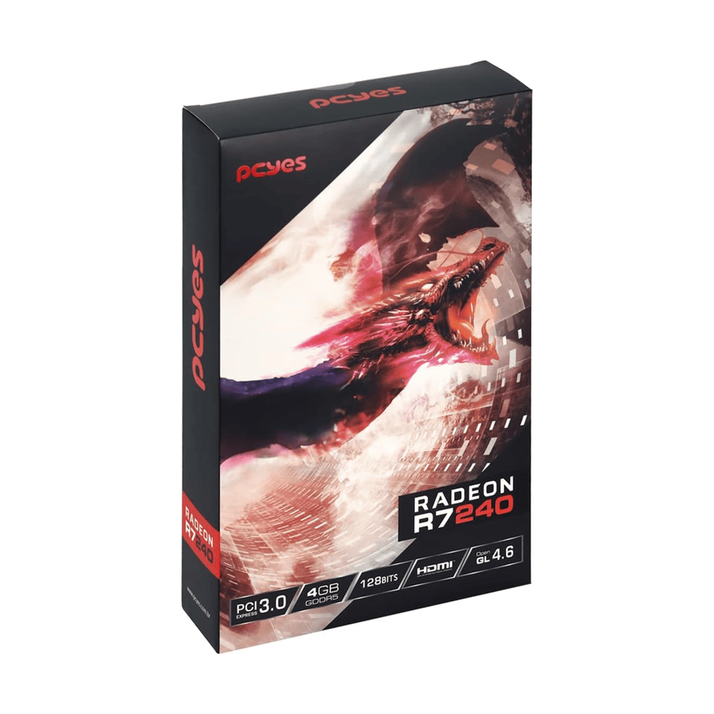 Placa de Vídeo AMD Radeon R7 240 GDDR5 4GB Pcyes - Machado Games - Tudo ...