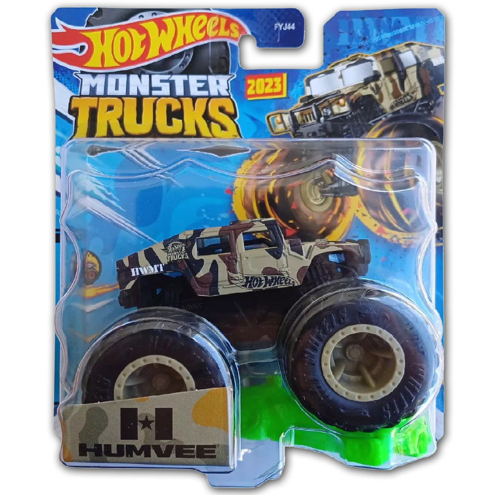 Kit 2x Hot Wheels Monster Trucks Brinquedo Carrinho Fyj44