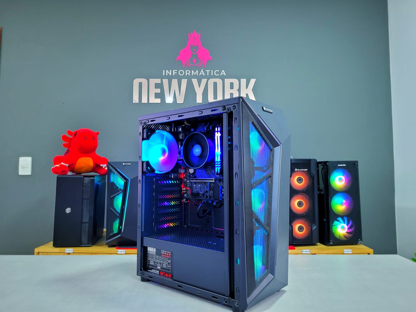 PC Gamer Branco Ryzen 5 5600G + 16Gb Ram + A520 - New York Informatica