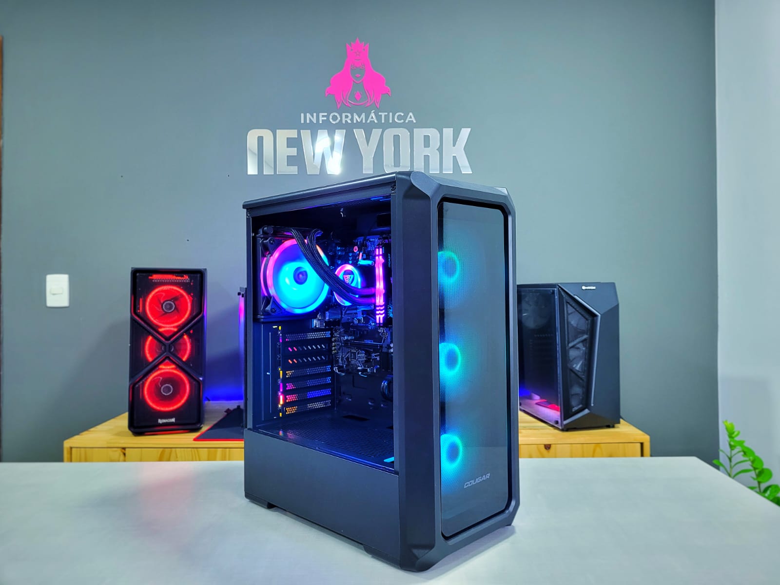 PC Gamer Branco Ryzen 5 5600G + 16Gb Ram + A520 - New York Informatica