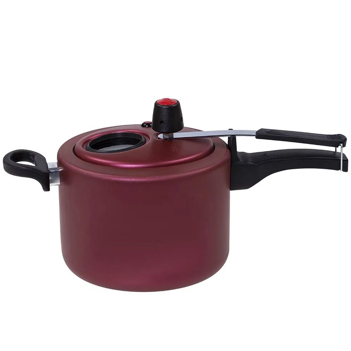 Panela Pressão MTA 4,5L - Visor Vidro E Antiaderente Chocolate