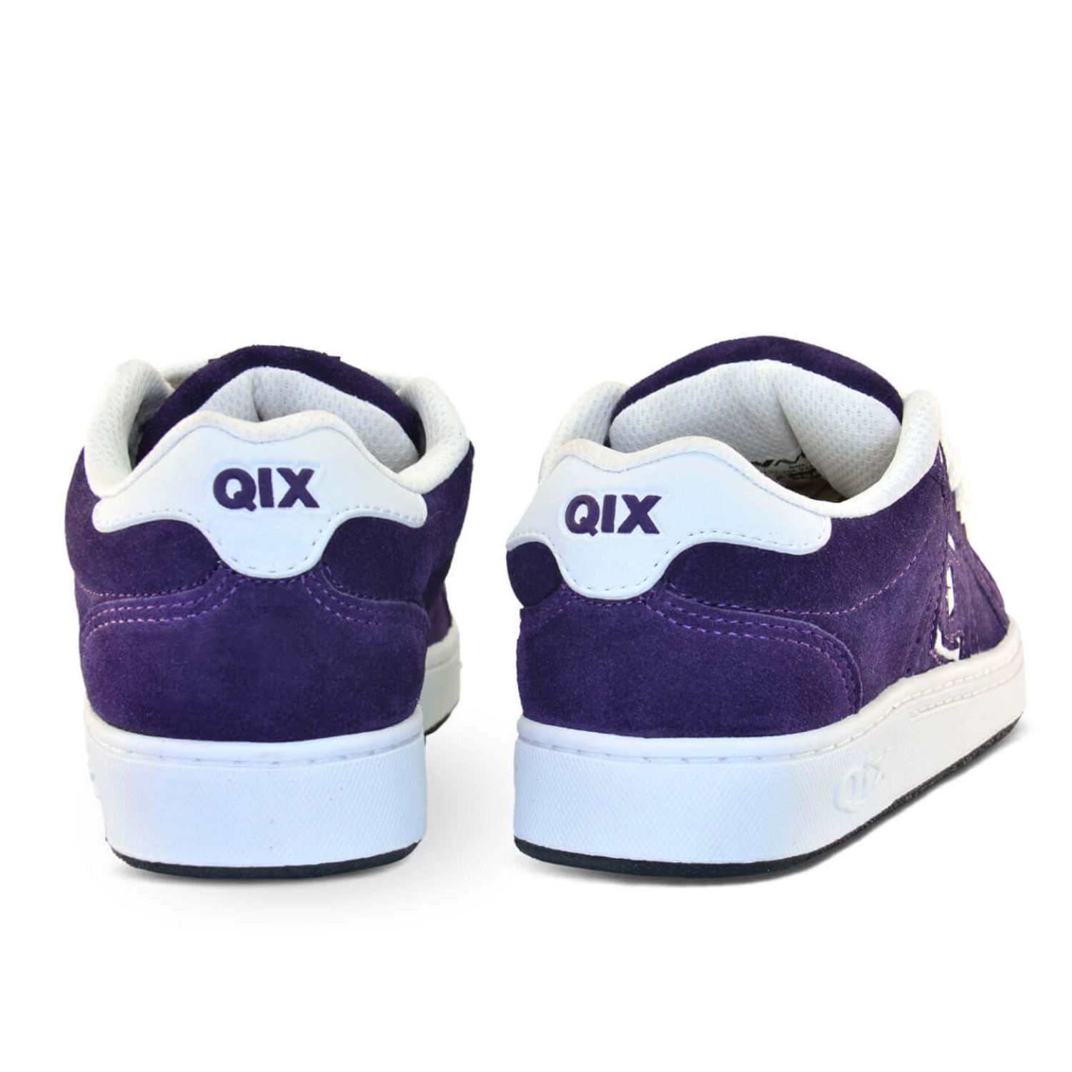 Tênis Qix Combat Suede Ref. 52010020 Cor: Roxo/Branco - Altamir Calçados