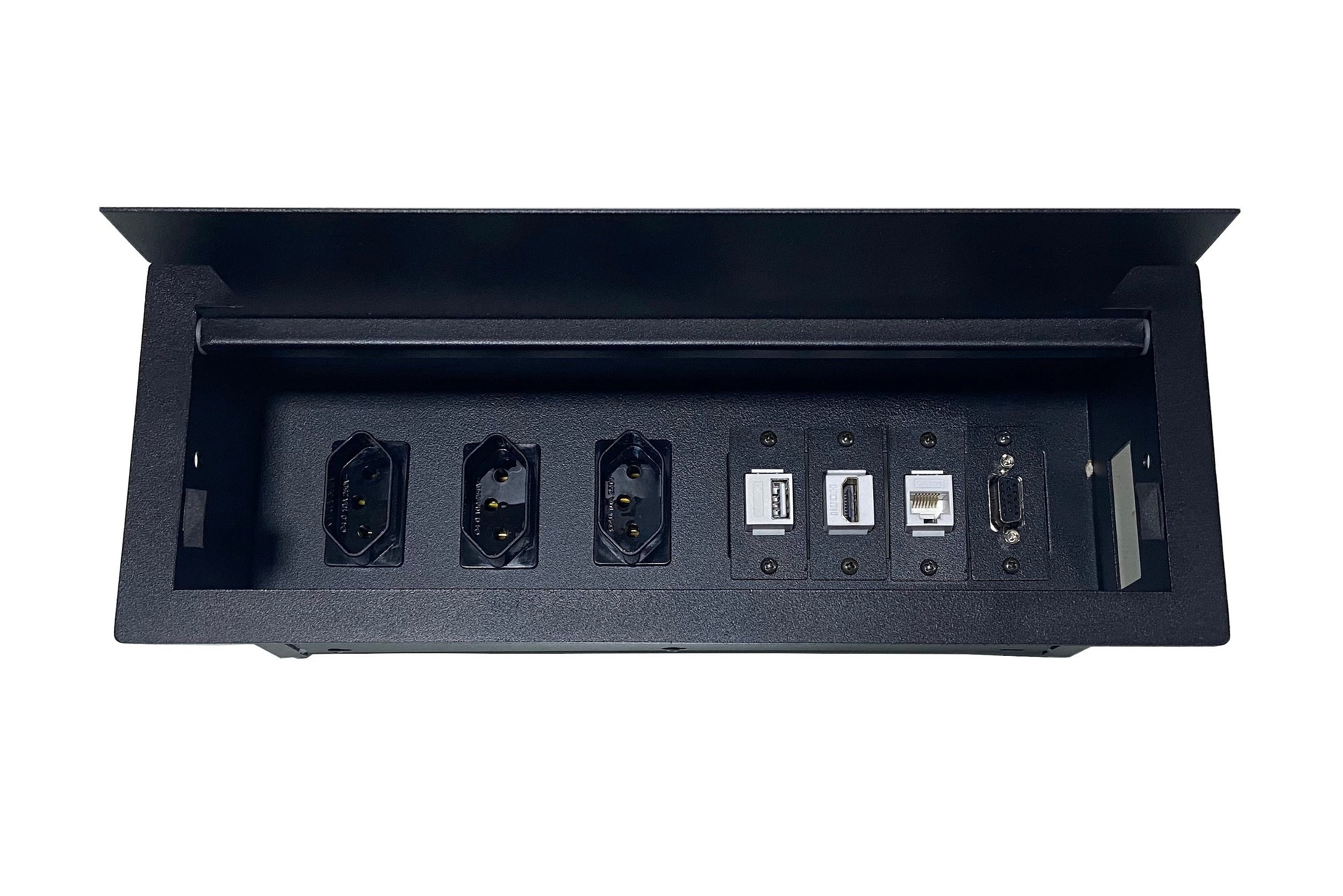 Carregador USB 2.1A Padrão Keystone Para Espelho 4x2 - Dealmex