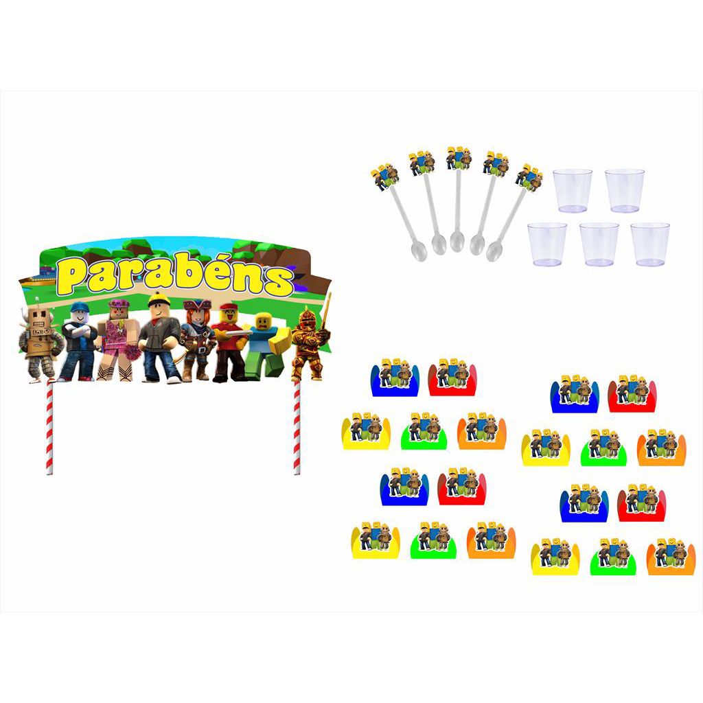 Kit Decoração Festa Infantil Roblox