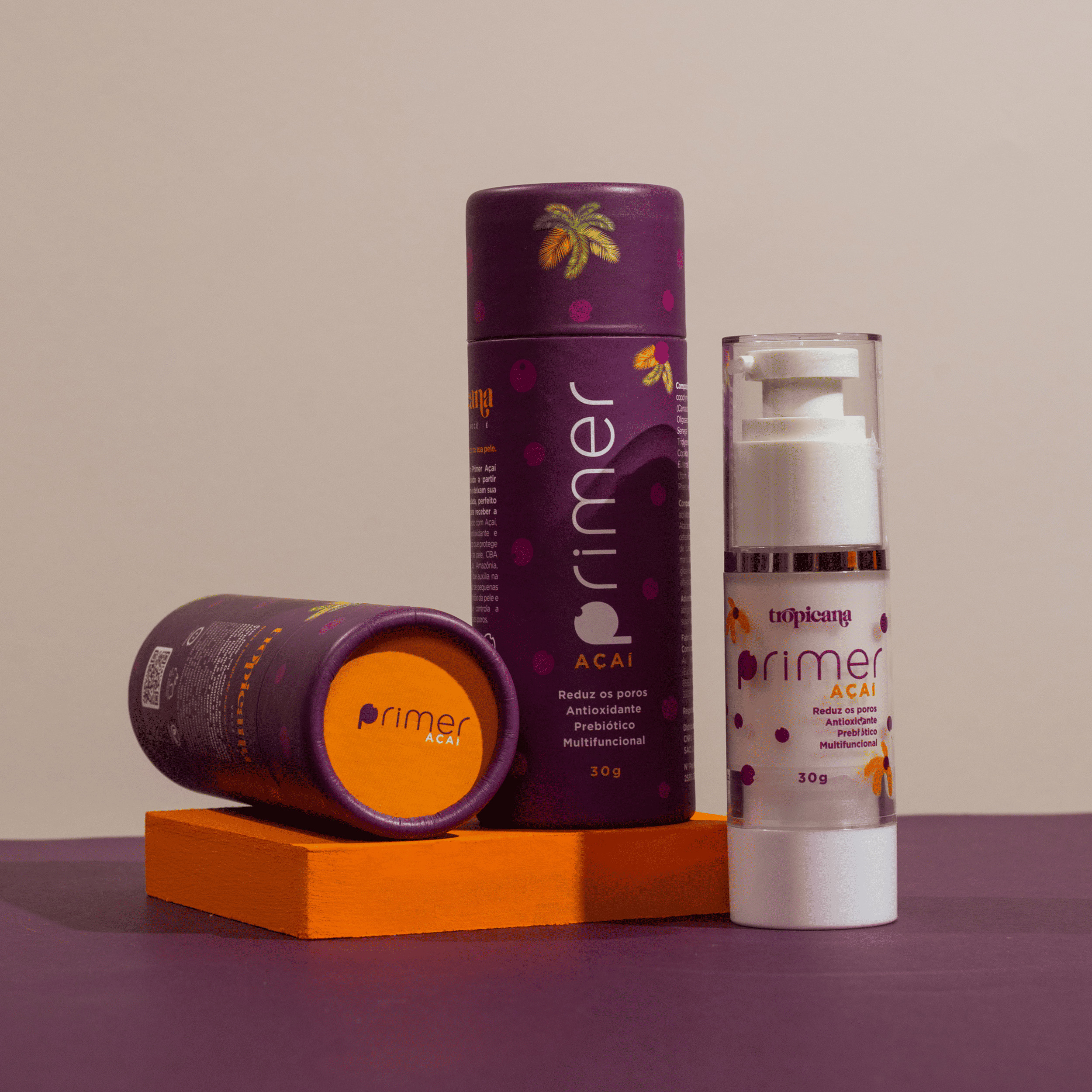 Kit Momento Açaí - Espuma micelar de limpeza facial + primer