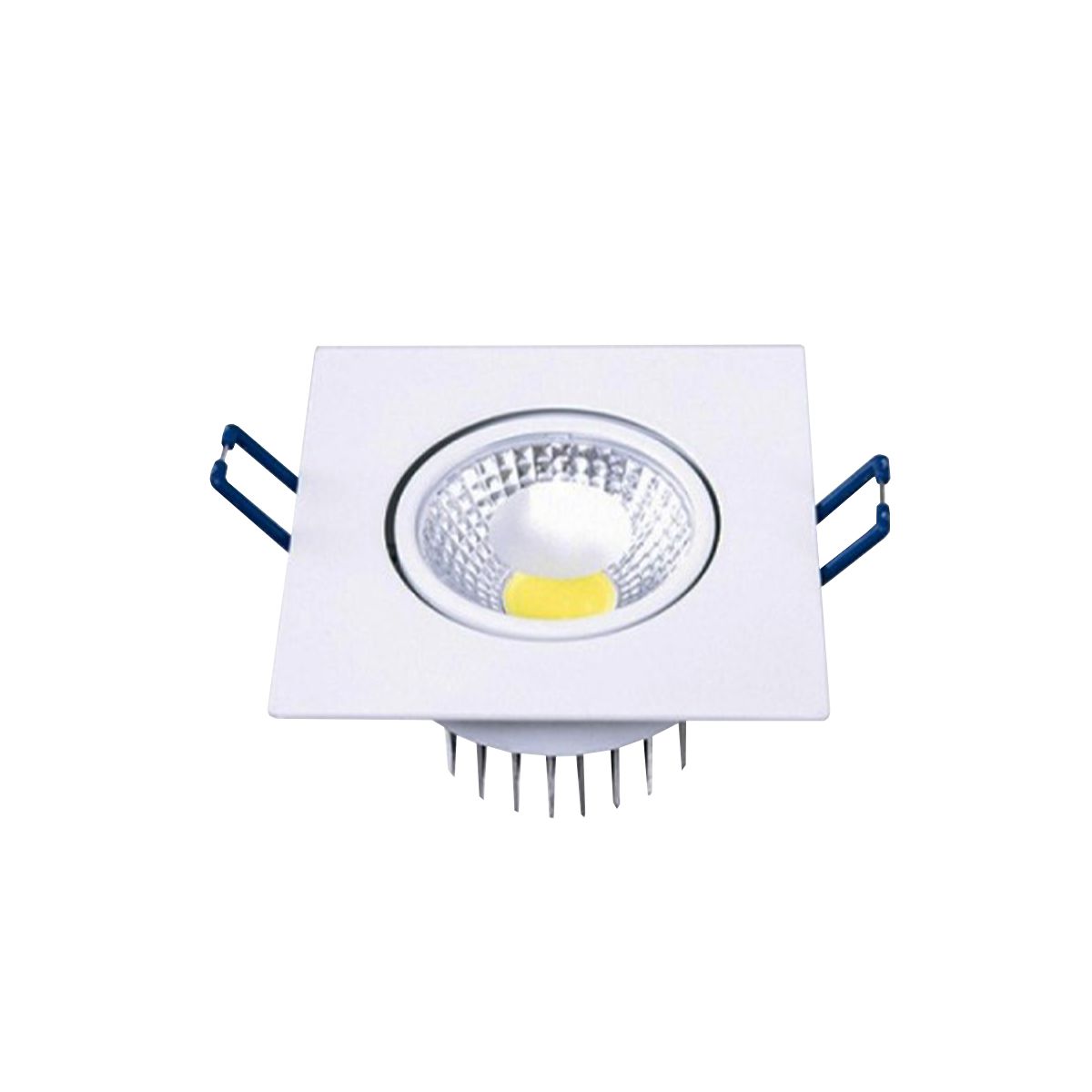 Kit 10 Spot Quadrado Embutir 6w Bivolt Led 6500k Blumenau Suavi