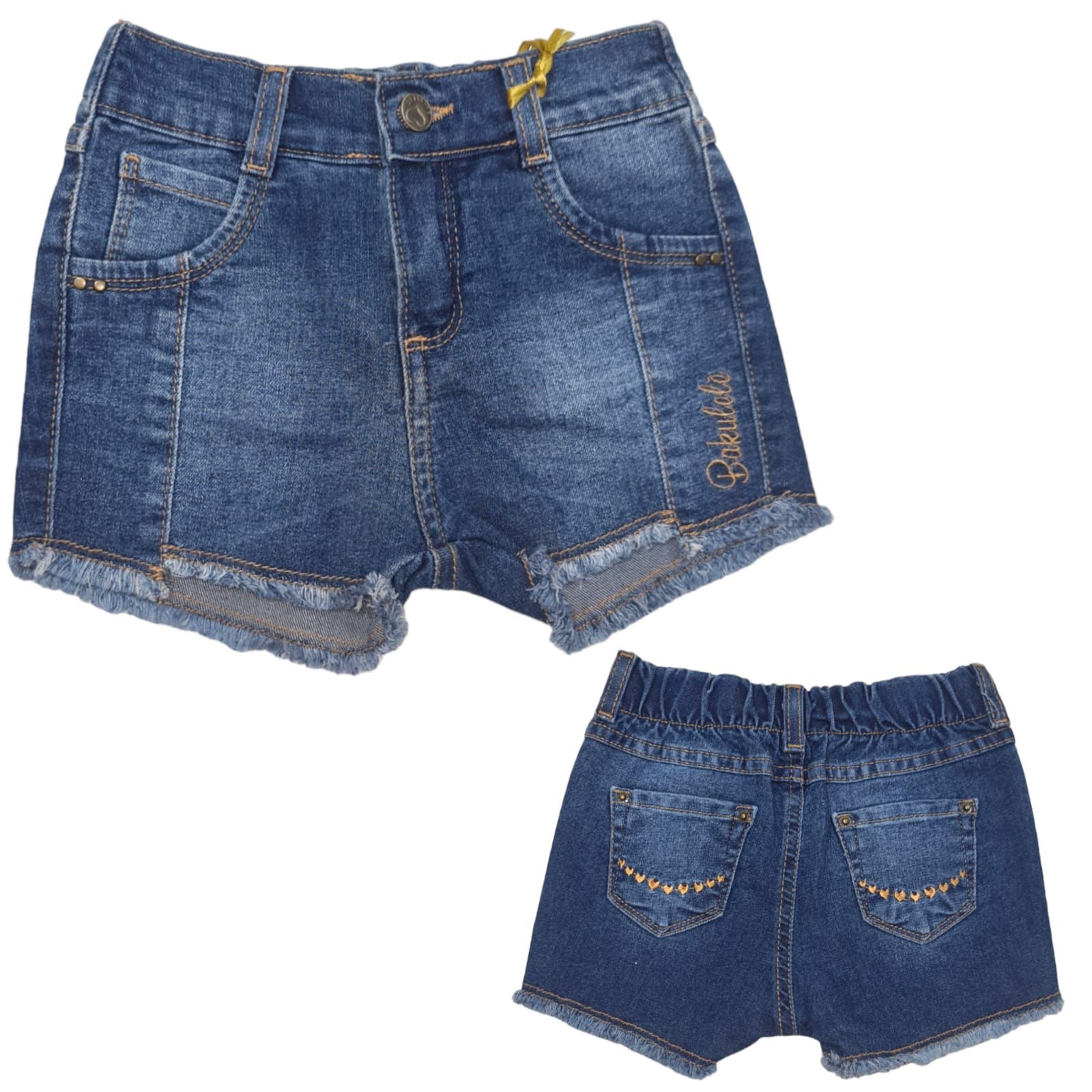 Preços baixos em Shorts Jeans Azul sem marca para mulheres